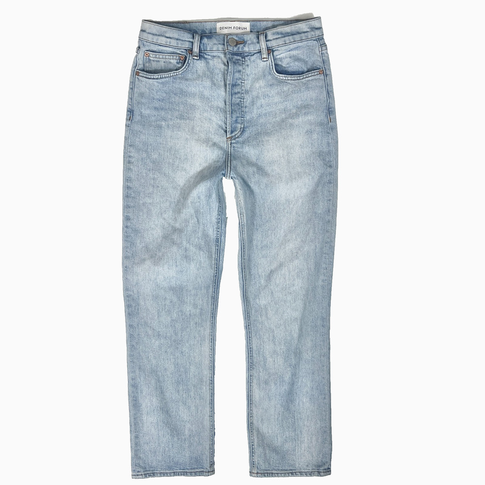 Aritzia Jeans 29 Denim Forum Arlo High Waist Straight Leg 90s Retro Minimalist
